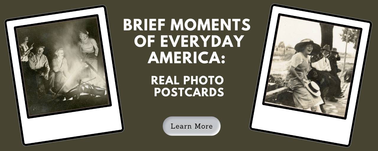 GVSU Art Museum blog for January: Brief Moments of Everyday America: Real Photo Postcards. Click to read the blog.